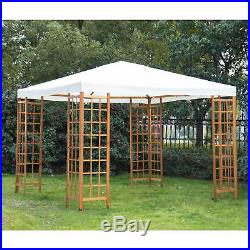 Outsunny 10'x10' Patio Gazebo Outdoor Fir Canopy Tent Shelter Pavilion Party