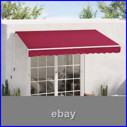 Outsunny 12'x8' Retractable Patio Awning/Sun Shade for Outdoor Patio