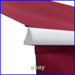 Outsunny 12'x8' Retractable Patio Awning/Sun Shade for Outdoor Patio