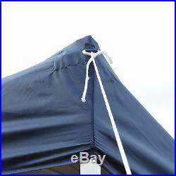 Outsunny 13'x13' Easy Pop Up Canopy Shade Cover Party Tent Outdoor Gazebo Blue