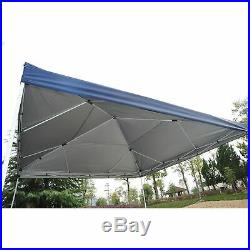 Outsunny 13'x13' Easy Pop Up Canopy Shade Cover Party Tent Outdoor Gazebo Blue