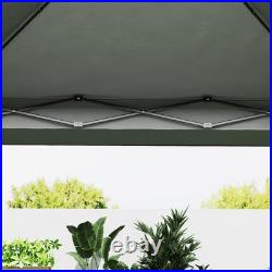 Outsunny 13'x13' Pop Up Canopy with Wheeled Carry Bag and Sand Bags, Navy