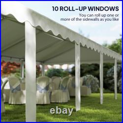 Outsunny 16.5' x 33' Party Tent Canopy with Removable Sidewalls