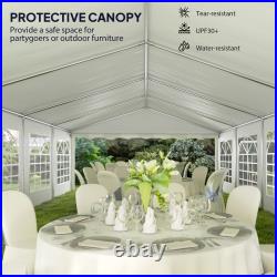 Outsunny 16.5' x 33' Party Tent Canopy with Removable Sidewalls