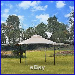 Outsunny 20' x 10' Gazebo Canopy Shelter Patio Wedding Party Tent Outdoor Awning