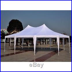 Outsunny 29'x21' Heavy Duty Decagonal Gazebo Canopy Wedding Party Tent Windows