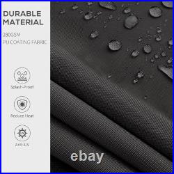 Outsunny 8' x 6.5' Patio Retractable Awning Sunshade Shelter, Dark Gray