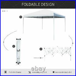 Outsunny Outdoor 13'x13' Pop Up Canopy Sun Shade Party Tent Gazebo Reinforced