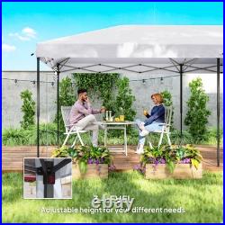Outsunny10'x20' Pop Up Party Tent Gazebo Wedding Canopy with Netting Sidewalls