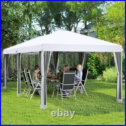 Outsunny10'x20' Pop Up Party Tent Gazebo Wedding Canopy with Netting Sidewalls