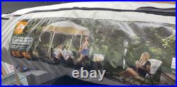 Ozark Trail 11.5' x 10' Hexagonal Glamping Canopy with Built-in LED Lights