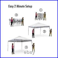 Ozark Trail 12' x 12' Instant Straight Leg Canopy for Camping Gray