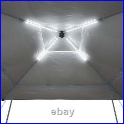 Ozark Trail 14' x 14' Instant Lighted Canopy for Camping