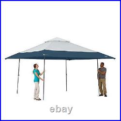 Ozark Trail 14' x 14' Instant Lighted Canopy for Camping Blue, Gray