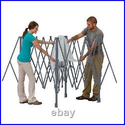 Ozark Trail 14' x 14' Instant Lighted Canopy for Camping Blue, Gray