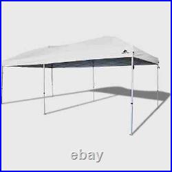 Ozark Trail 20' X 10' Straight Leg (200SqFt Coverage) Outdoor Easy Pop Up Canopy