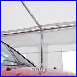 PEAKTOP OUTDOOR 10 x 20 ft Carport Canopy Heavy Duty Shed Garage Storage Shelter
