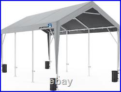 PEAKTOP OUTDOOR 10X20FT Heavy Duty Adjustable Carport Awning Canopy Car Shelter