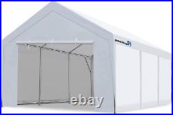 PEAKTOP OUTDOOR 12x20ft Heavy Duty Carport Storage Shed Car Shelter Canopy Tent