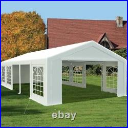PHI VILLA 16'x32' Party Tent Heavy Duty Canopy Tent Outdoor Wedding Event Gazebo