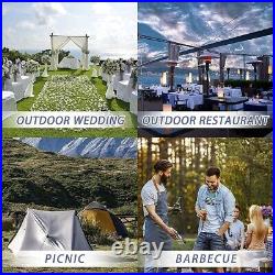 PHI VILLA Heavy Duty Tent Wedding Party Canopy Tent Outdoor Event Gazebo 20'x40