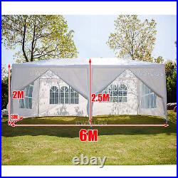 Party Canopy Tent Wedding Outdoor Gazebo Pavilion Cater Marquee White 3 Sizes