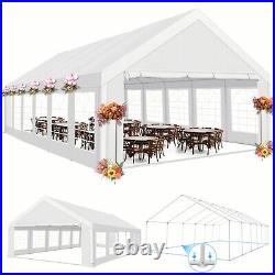 Party Tent 20x40'' Heavy Duty Wedding Event Shelter Tent with Sidewalls Carport