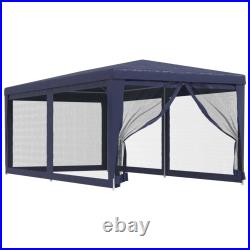 Party Tent Outdoor Canopy Tent Gazebo Marquee with 4 Mesh Sidewalls vidaXL