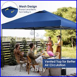 Patio 10x10ft Outdoor Instant Pop-up Canopy Folding Tent Sun Shelter UV50+ Blue