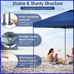 Patio 10x10ft Outdoor Instant Pop-up Canopy Folding Tent Sun Shelter UV50+ Blue