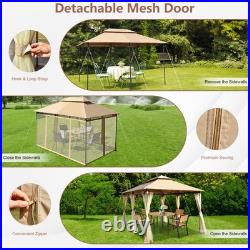 Patio 2-Tier 10'x13' Steel Gazebo Canopy Tent Shelter Garden Outdoor Netting Patio 2-Tier 10'x13' Steel Gazebo Canopy Tent Shelter Garden Outdoor Netting