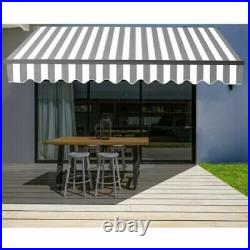 Patio Awning Canopy Retractable 13x10 Deck Door Outdoor Sun Cover Shade Shelter