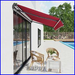 Patio Awning Canopy Retractable Deck Door Outdoor Sun Shade Shelter