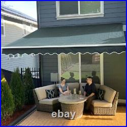 Patio Awning Retractable 20x10 Electric Sun Shade Canopy Outdoor Deck Shelter Gr