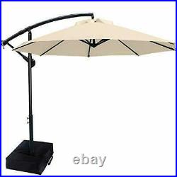 Patio Umbrellas Cantilever Umbrella Offset Hanging Umbrellas 10FT Light Beige
