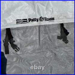 Patty O Room Water Resistant Canopy Sidewall Panels White/Gray Rectangle