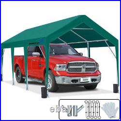 Peakop Outdoor 10x20ft Heavy Duty Storage Carport Shed Garage Canopy Car Shelter