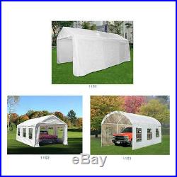 Peaktop 20 x10 Heavy Duty Carport Garage Storage Car Shelter Canopy Party Tent