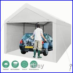 Peaktop Outdoor 10'x20' Carport Heavy Duty Garage Shed Car Shelter Canopy Shade#