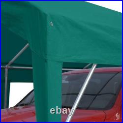 Peaktop Outdoor 10x20 Carport Green Portable Car Shelter Heavy Duty Garage Shed