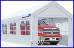 Peaktop Outdoor 10x20FT Heavy Duty Carport Garage Shed Tent Canopy Car Shelter