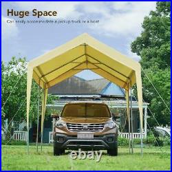 Peaktop Outdoor 10x20ft Heavy Duty Adjustable Carport Car Shelter Canopy Garage