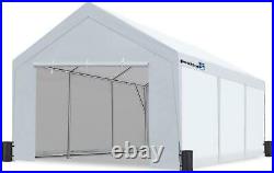 Peaktop Outdoor 12x20ft Heavy Duty Carport Storage Shed Car Shelter Canopy Tent