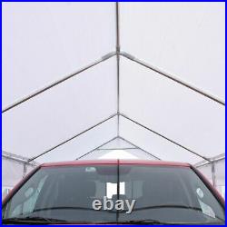 Peaktop Outdoor Heavy Duty 10X20 Storage Shed Carport Car Shelter Canopy Garage