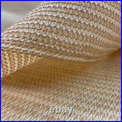 Permeable Retractable Wave Shade Canopy Replacement for Wood Pergola withHardwares