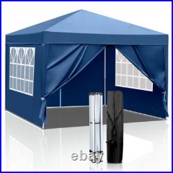 Pop UP Party Tent Canopy Gazebo Event Waterproof Outdoor 4 Walls 10'x 10' Tent