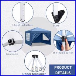 Pop UP Party Tent Canopy Gazebo Event Waterproof Outdoor 4 Walls 10'x 10' Tent