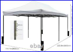 Pop UP Wedding Party Tent Heavy Duty Waterproof Garage Canopy with Bag, 10'x20