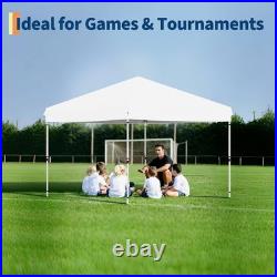 Pop Up Canopy 10 X 10 Ft Waterproof PORTABLE Shade Tent White Outdoor