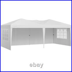 Pop Up Canopy 10 x 20 FT Pop Up Gazebo Tent with 3 Sidewalls & 2 Windows